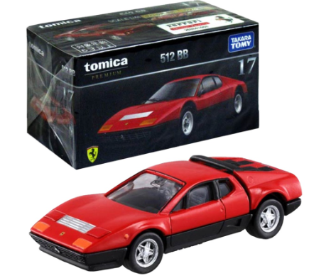 Tomica No.17 Premium 512 BB Red Die-cast Vehicle