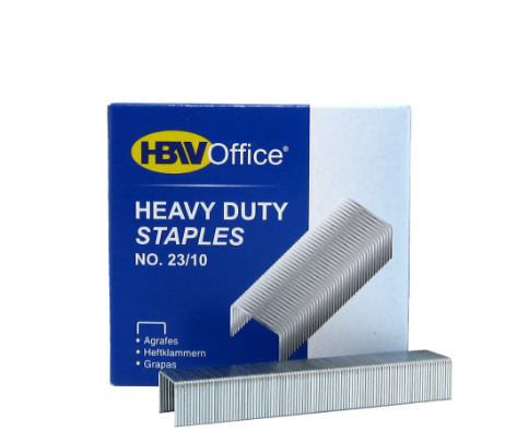 HBW Staple Wire 23/10 1000 Staples (70 Sheets) 10PCS