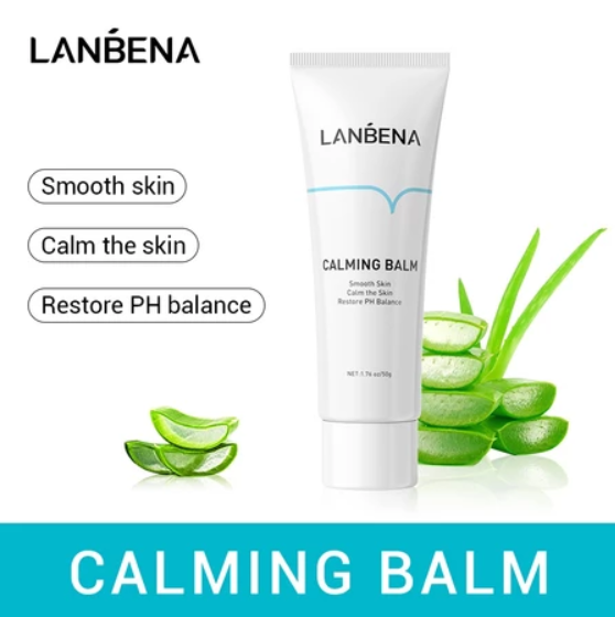 LANBENA Calming Balm Aloe Vera Moisturizer Repair Soothing Skin After Hair Removing 30g