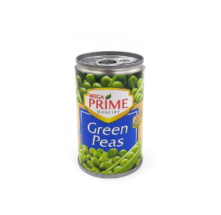Mega Prime Green Peas 155g