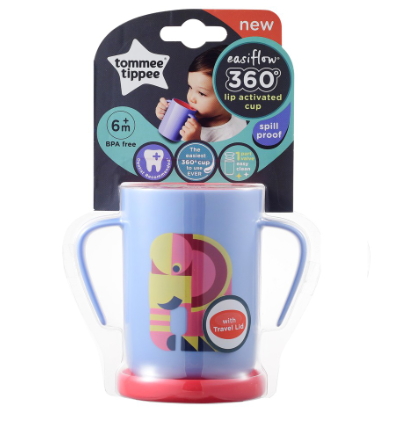 Tommee Tippee - 360° Deco Trainer Cup 200ML (6M+) Purple