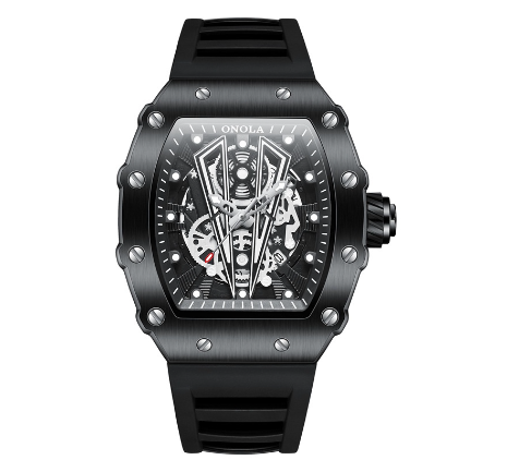 ONOLA 3826 Fashion Trend Casual Waterproof Quartz Men's Watch Silicone Band Sports 5