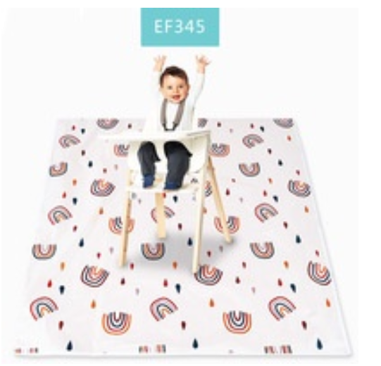 Happy Flute110x110CM Baby Play Mat Baby Crawling Mat Portable Waterproof  Anti-Slip Folding Mat Playmat For Baby S2