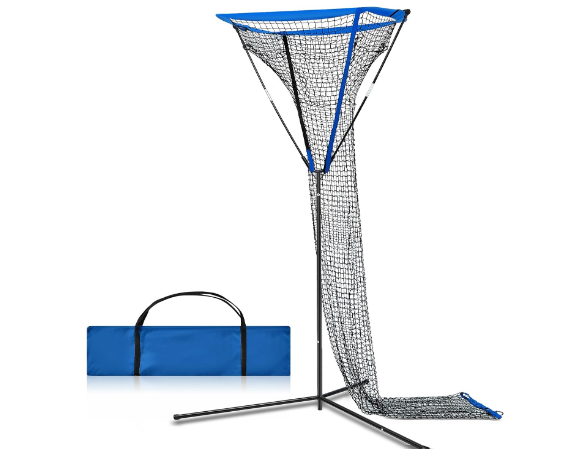 3 x 3 ft Volleyball Setter Trainer Net Volleyball Training Equipment Adjustable Angle, Ideal for Serving, Spiking, Setting, Suitable for Both Indoor and Outdoor Training Sessions