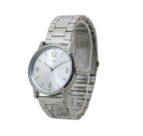 Timex Analog White Stainless Steel Analog Quartz Watch For Men TW00NTD05E CLASSICS
