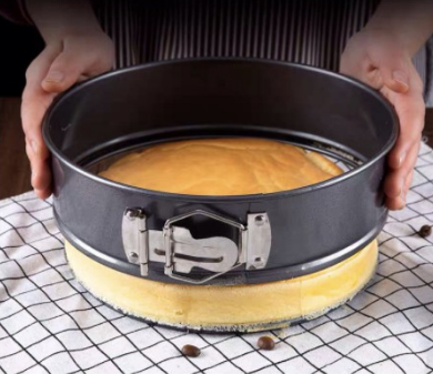 3pcs Set Non-stick Removable Base Tray Baking Molding Round Cake Pan