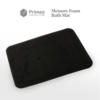 PRIMEO Memory Foam Bath Mat 40x60 inches Absorbent Floor Mat Shower Rug Non-Slip Bathroom Essentials