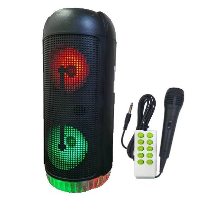 Karaoke Portable Wireless Bluetooth Speaker With Free Mic Asseenontv