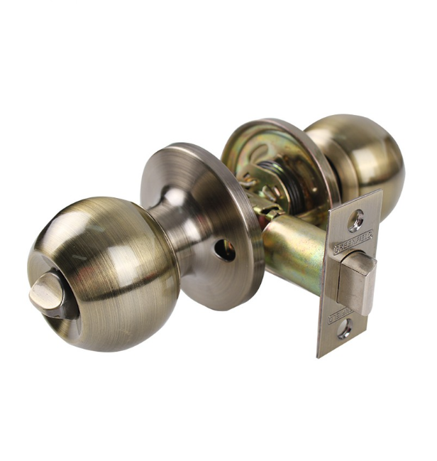 Greenfield Interior Privacy Knobset Antique Brass Finish (Us5)