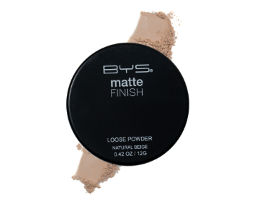 BYS Matte Loose Powder W/ Puff Natural Beige