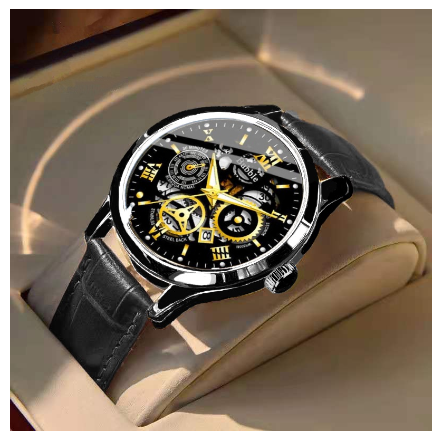 Original Luxury Hollow Stainless Steel Fashion Luminous Waterproof Men's Watch Business Calendar automatic Quartz analog Wrist Watch 0010