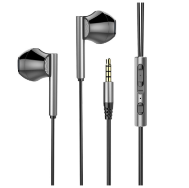 SPRISE Noise Cancelling Original Earphones Wired With Microphone Stereo Bass In-Ear Earpiece Headset 3.5mm
