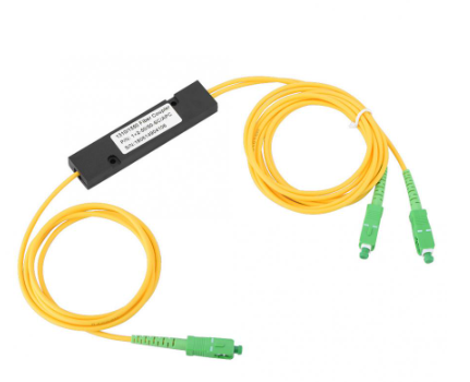 PLC Splitter SC APC 1X2 PLC Singlemode Fiber Optical splitter SC/UPC PCL Splitter computer cable sleeve