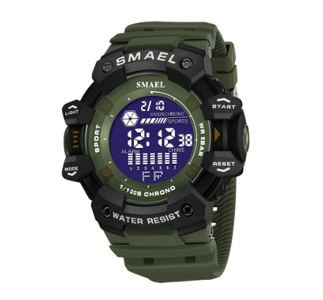 SMAEL 8050 Top Brand Men Digital Watches Fashion Outdoor Sport Watch Waterproof Multifunctional Electronic Wristwatch LED Stopwatch M06