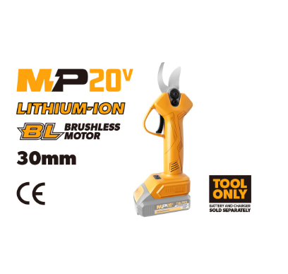 Tolsen All in One 20V LI-ION Brushless Cordless Pruning Shear (20mm to 30mm)