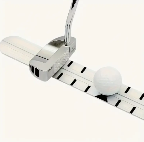1pc Golf Putter Ruler, Durable Portable Beginner Practice Putter Training Aid, Suitable For Putting Green, Indoor And Outdoor Golf Putter Training