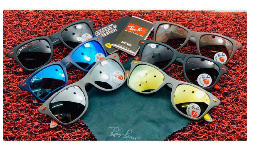 Authentic Italy Wayfarer Driver Ferrari Ray-Ban UV400 Jeth Leaps 4GCN Sunglasses