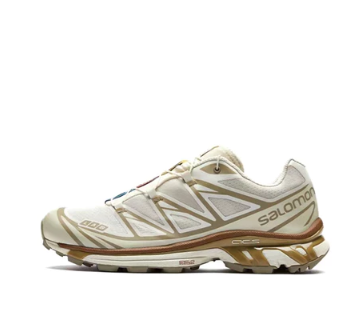 【Authentic】SALOMON XA Pro 3D ADV Low Top Off road running shoes Unisex Beige 417510