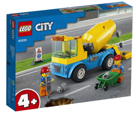 Lego 60325 City Cement Mixer Truck Building Blocks