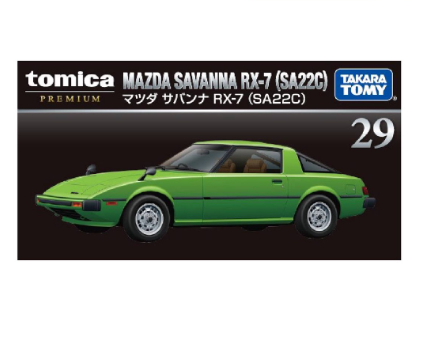 Tomica PRM29 Mazda Savanna RX7 SA22C Green Die-cast