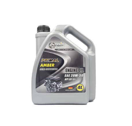 Samic Primal Amber SF/CF 20W50 Semi-Synthetic Gasoline Engine Oil (4 Liters)