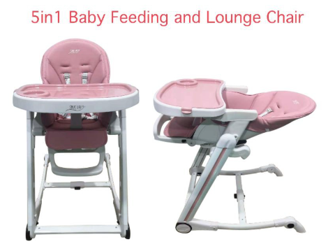 Snug Lab 5in1 Baby Feed and Lounge Chair (High Chair)