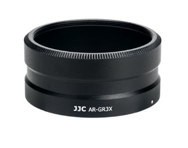 JJC AR-GR3X Metal Lens Adapter Replace GA-2 for Ricoh GR3x GR IIIx Camera to Mount 49mm UV CPL ND Filter and Ricoh GT-2 Tele