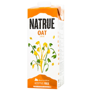 Natrue Oat Drink Mountain Water Additive Free No Sugar Added 1 Liter