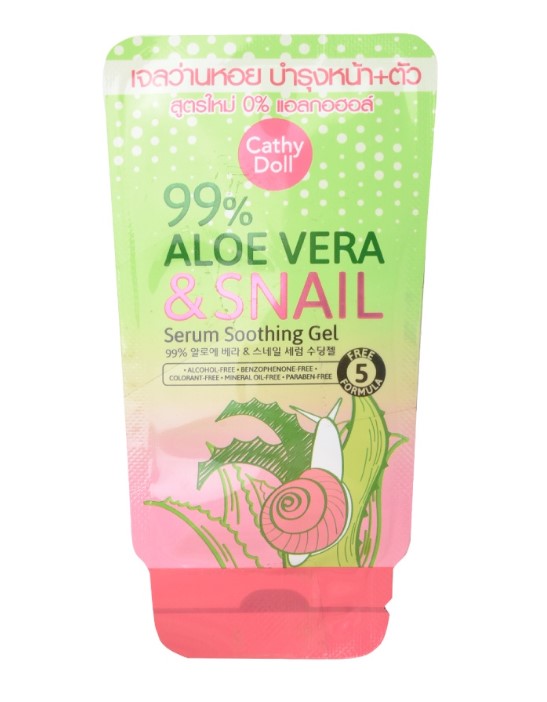 Cathy Doll Aloe Vera & Snail Serum Soothing Gel 10g
