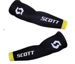 Cycling Jersey Pro Cycling Arm Sleeves Scott Black Cycling Arm Warmer MTB Road Bike Riding Arm Warmers Uv Protection Sunscreen Cycling Arm Cover Casual Armbnd