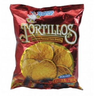 Granny Goose Tortillos Bbq Extra Thin 100g
