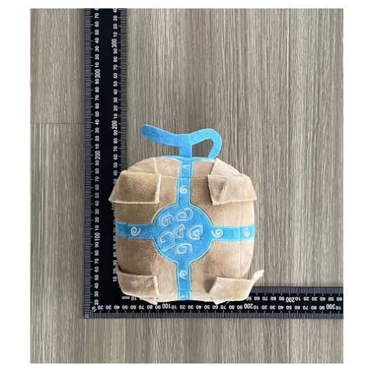 Blox Fruits Plush Toys Blox Fruits Game Peripheral Fruit Leopard Print Box Plush Toy Purple Box Doll B18