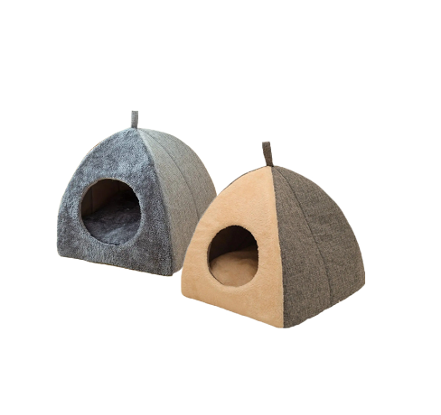 Pet Tent Soft Bed Machine Washable Cave Dog House for Cats and Small Dogs