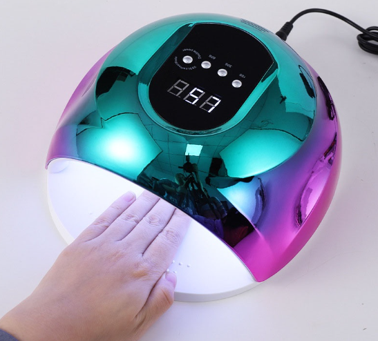 168W New Colourful Nail Dryer UV LED Nail Polish Dryer Curing Lamp Quick Drying Nails Baking Manicure Machine Epuipment