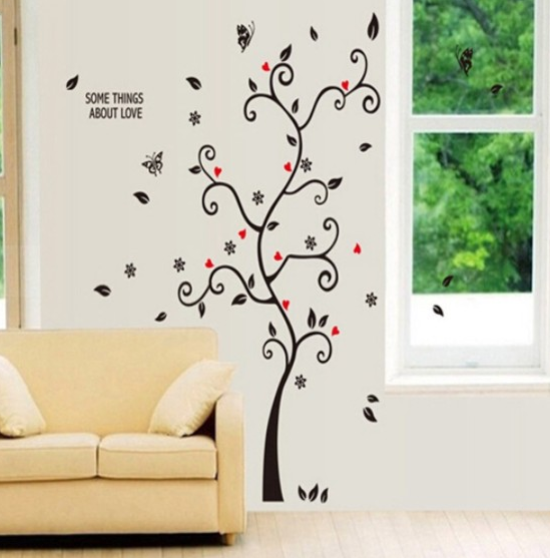 Tree Photo Frame DIY 3D Wall Stickers Home Decor Design Living Room Vintage Poster Wall Art Decals