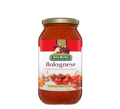San Remo Bolognese Pasta Sauce 500g