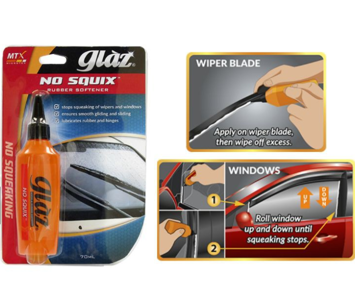 Glaz No Squix (Wiper and Rubber Softener) 70ml