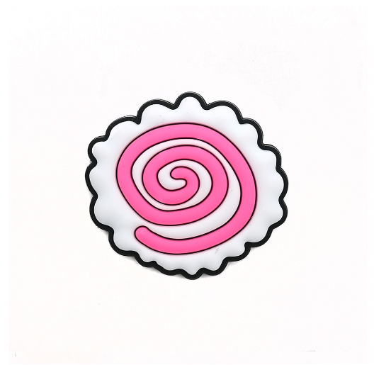 Cute Sushi Food Jibbits Charm Cake Milktea Shoe Charms Dimsum Siomai Jibits Croc Pin Fries Egg Jibitz Crocs F14