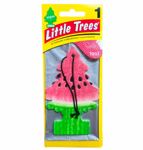 Little Trees Car Air Freshener 10320 (Watermelon) Hanging Tree Provides Long Lasting Scent