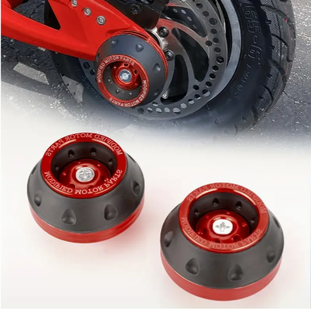 2pcs Anti-Fall Cup Front Wheel Anti-Fall Moped Accessories Motorbike Modification Wheel Crash Protector Motorcycle Front Fork Slider