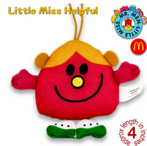 Mr Men Little Miss McDo Hanging Plushies Bag Charm Stuffed Toys McDo11