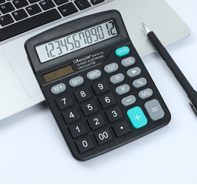 Business Pro 12-Digit Calculator Office Master Big Button Calculator Schoolmate 12-Digit Electronic Calculator Executive Series Multi-Function Calculator Big Button Desk Calculator Office Wizard 12-Di