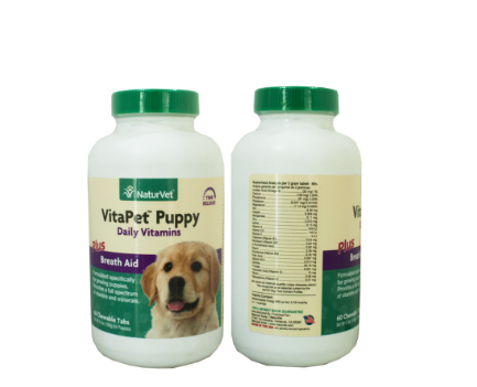 Vitapet Puppy (Multivitamins and minerals) 60 Chewable Tablets for Dogs 180g