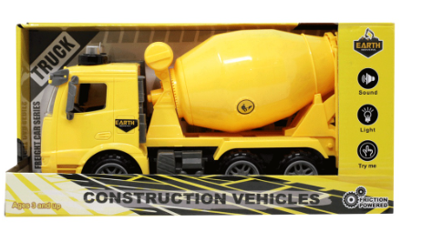 Earth Movers Mixer Construction Vehicle