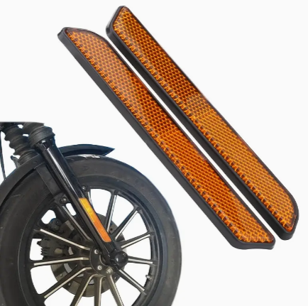 Motorcycle Side Reflector 2pcs Front For Lower Leg Sliders For Dyna For Sportster For FXD