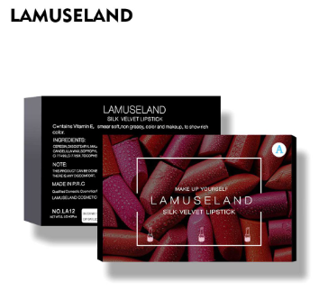 Lamuseland Moisten Velvet Lipstick Waterproof Silk 3 Pcs Set La12