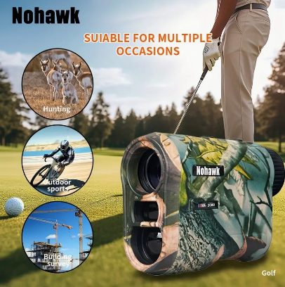 NOHAWK 1000M Rechargeable Laser Rangefinders For Hunting, M/Yard Switch, With Speed And Altitude Feature, Multi-function Rangefinder For Hunter Golfers