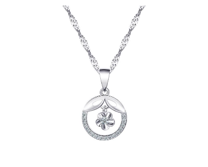 Necklace w/ Pendant 92.5 Italy Silver Korean and Japan Fashion Jewelry