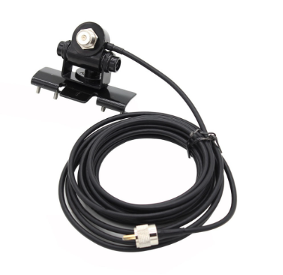 RB-400 Car Antenna Mount Bracket + 5M PL259 Connector Extend Feeder Cable for Mobile Radio TH-9800 BJ-218 KT8900