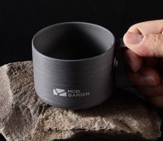 Mobi Garden Outdoor Camping Tableware Water Cup Tea Stainless Steel Container Coffee Aluminum Alloy Drinking